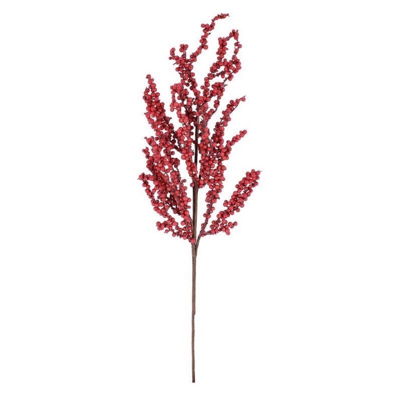 Ramo di bacche rosse artificiali